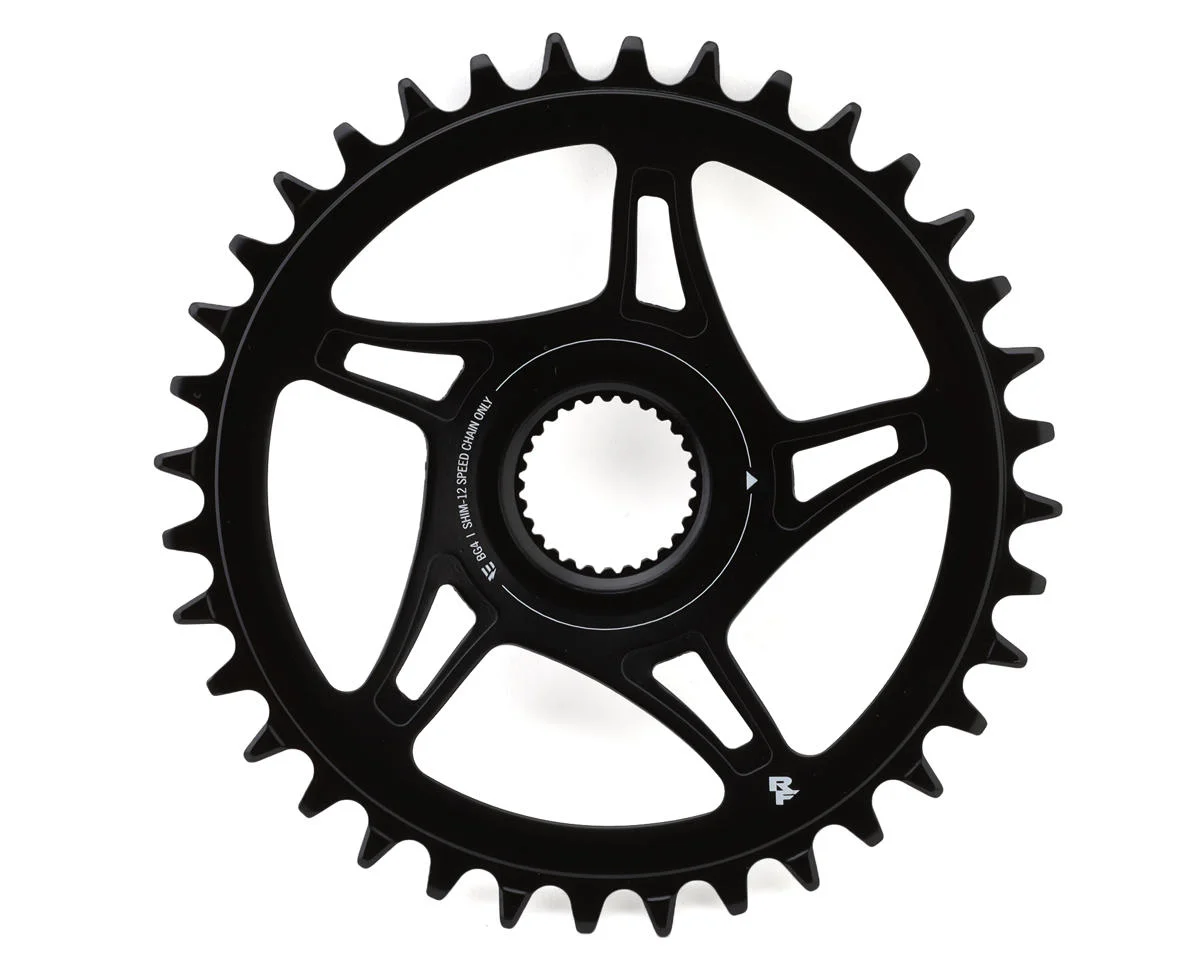 Race Face Bosch G4 eMTB Direct Mount Chainring (Black) (1 x 12 Speed) (Single) (52mm Chainline) (36T)